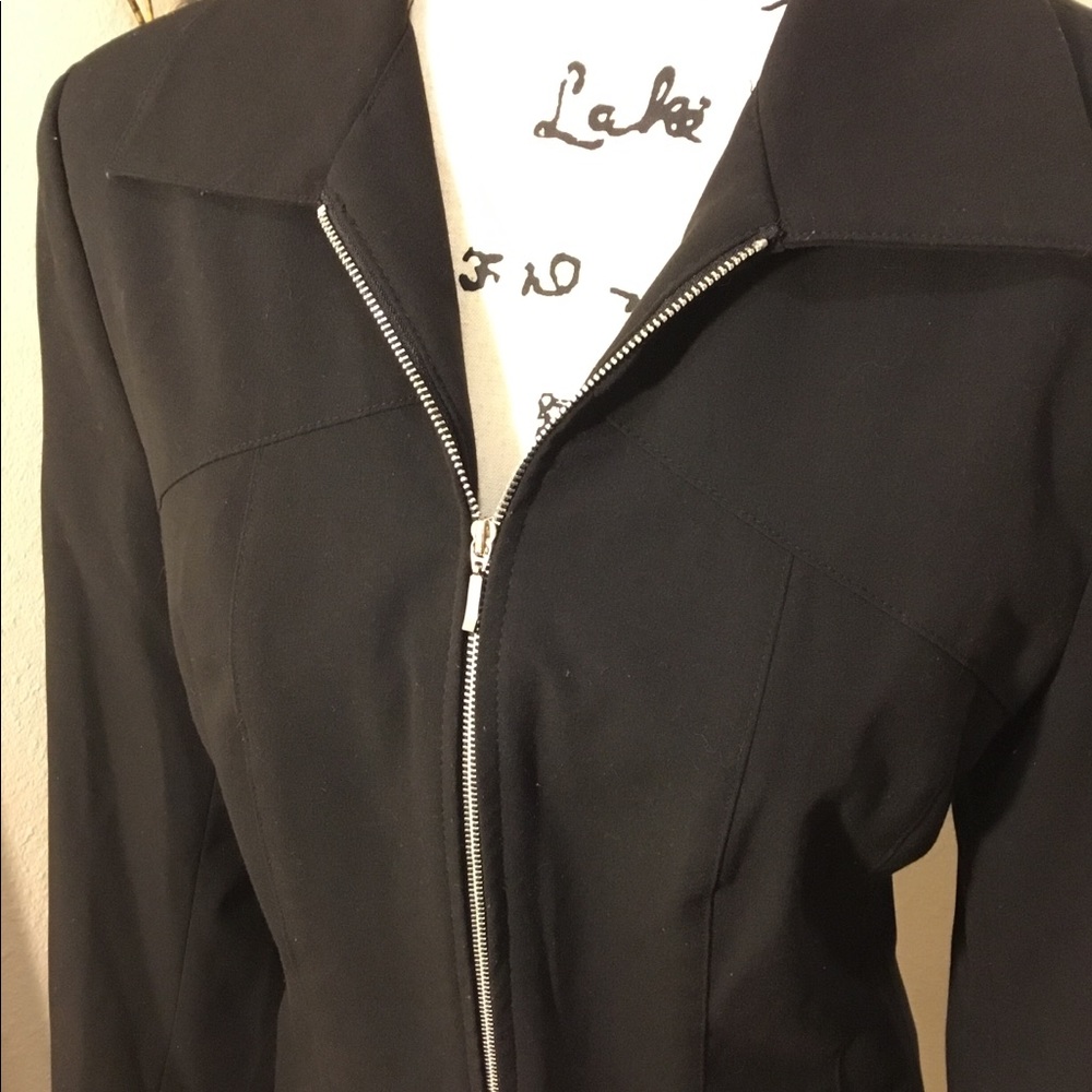 Zip Up Blazer Jacket - Picture 4 of 8